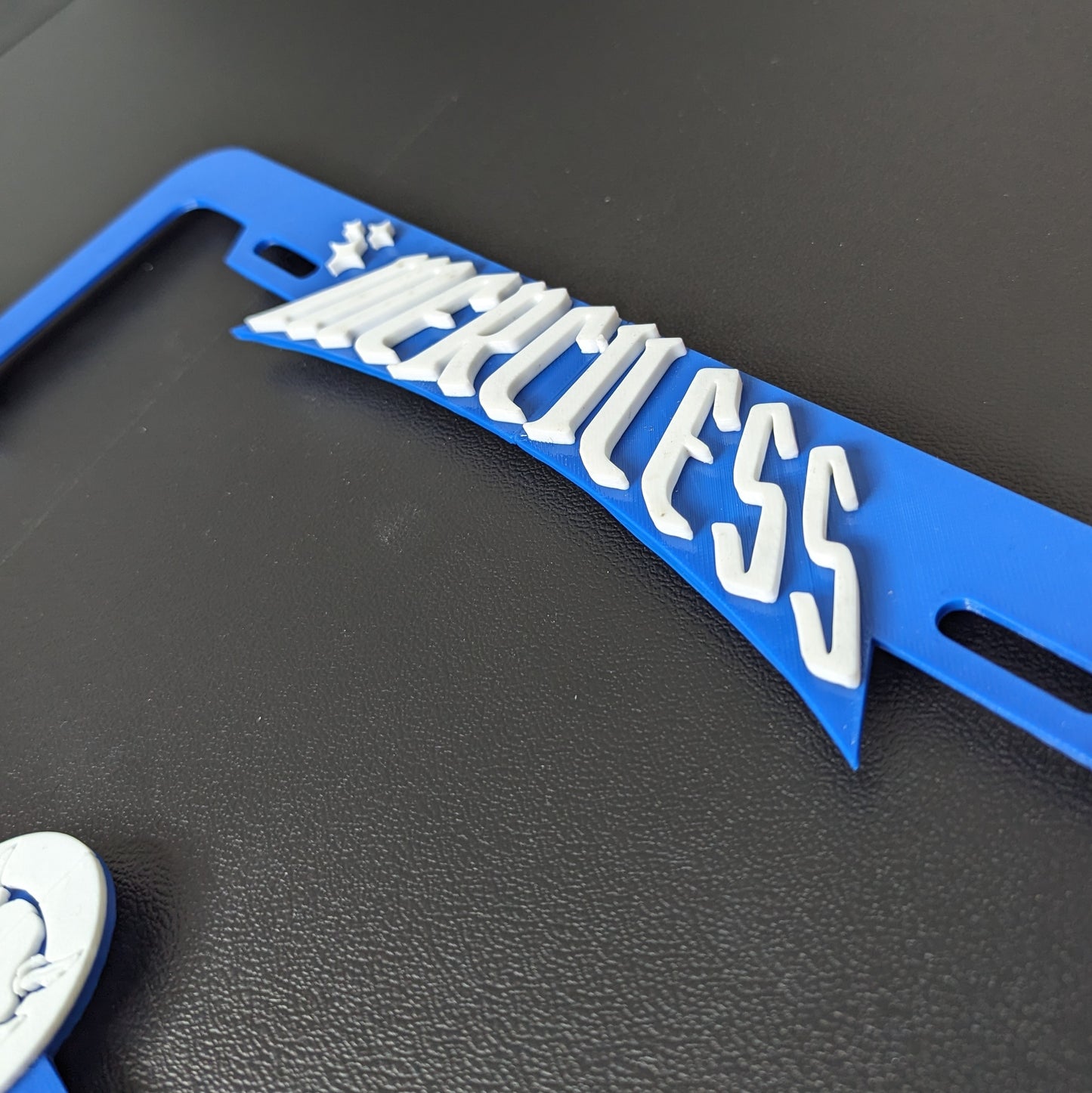 Merciless Blue Plate Frame