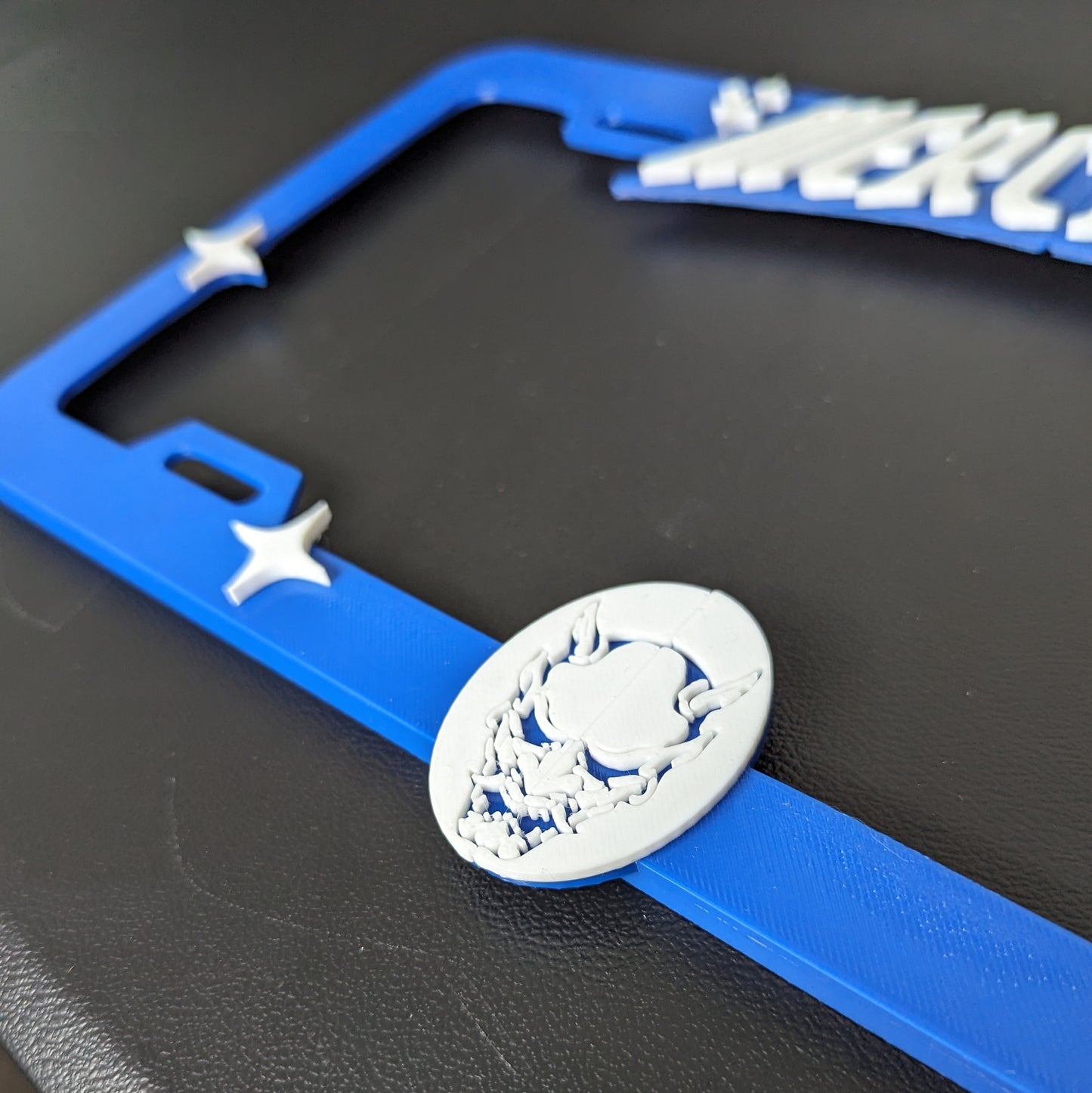 Merciless Blue Plate Frame